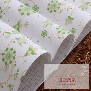 沃兰克 加厚自粘墙纸3D深压纹环保旧家具翻新