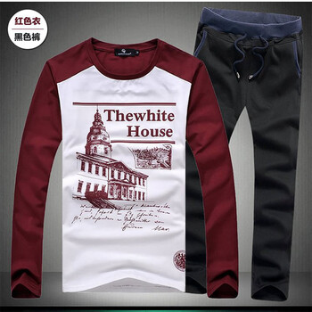 GODLKE 2014秋<em>冬季</em>男士<em>运动</em>套装棉质短袖短