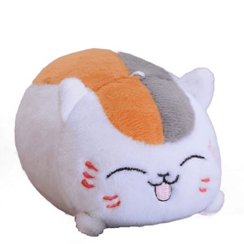 夏目友人帐猫咪老师斑娘口三三表情包挂件动漫周边毛绒公仔玩偶 开心
