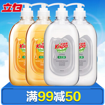 立白好爸爸洗衣露450g*4瓶装【图片 价格 品牌
