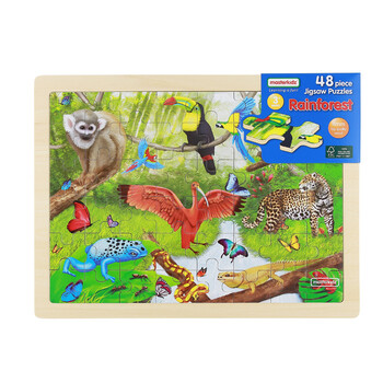 Masterkidz贝思德 24片拼图 木制 益智 适合2岁