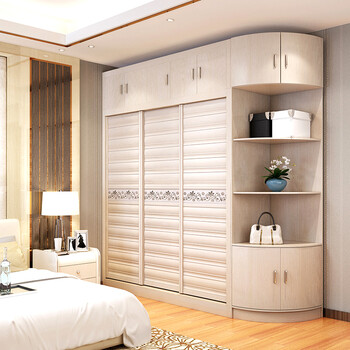 依菲嘉 简约现代 2门柜子定制卧室三门推拉门