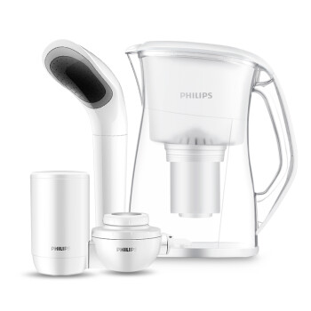 飞利浦(PHILIPS)家用净水器 滤水壶净水器＋水龙头净水器+净水花洒淋浴花洒净水器 (WP4210配WP5801配WP3859)