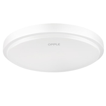 欧普照明（OPPLE）LED吸顶灯具 小卧室阳台厨房卫浴灯饰新铂现代简约 16瓦适6-12平