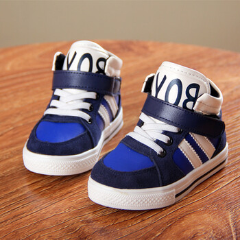 1-3岁秋款韩版男童女童鞋 儿童拼色运动休闲板