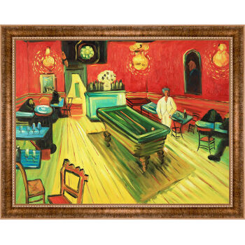 尚得堂豆子手绘油画 梵高系列 客厅装饰画 餐厅