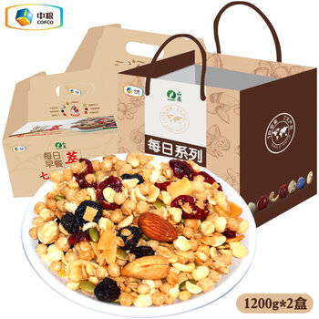 中粮每日早餐混合麦片 每日坚果水果麦片混合