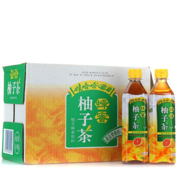 【娃哈哈茶饮料】娃哈哈蜂蜜柚子茶 500ml*15瓶 整箱