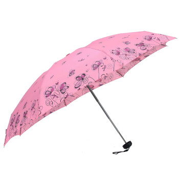 
                                        蕾丽思 台湾RELAX迷你伞 五折伞 雨伞遮阳伞女 伞 晴雨伞 防紫外线太阳伞小黑伞 X5蝶恋花粉                