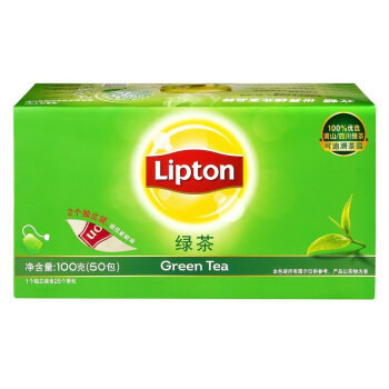 立顿/lipton茶包精选绿茶50袋装(新包装升级中请以实物为准)