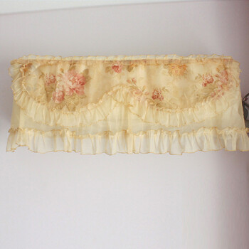 田园风光 布艺蕾丝挂机空调罩 雾里看花 1-1.5匹 86cm