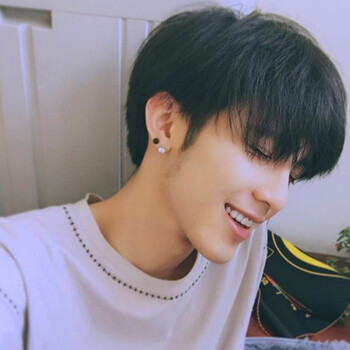 WTB 韩版帅气假发男逼真男生短发齐碎刘海蓬