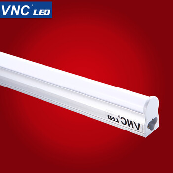 VNC led日光管T5一体化LED灯管 节能省电灯管带支架照明灯具 T5支架 0.9米(12W正白光)经济型