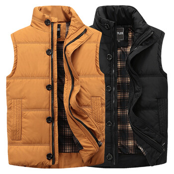 2014秋冬新款男士<em>棉马甲韩版</em>修身<em>时尚</em>休闲男