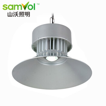 山沃照明led工矿灯80W大功率节能工矿灯工程灯厂房灯 正白光