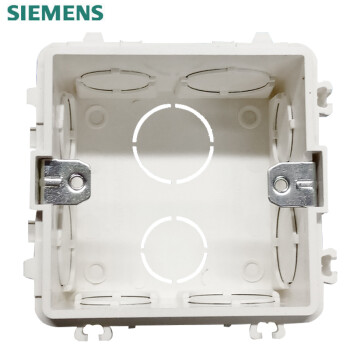 西门子（SIEMENS） 西门子开关插座 86型通用底盒 阻燃暗装底盒 暗盒 1只装