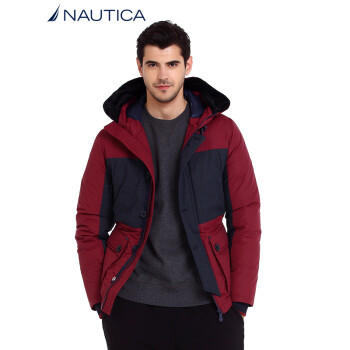 诺帝卡 nautica 男士 新款 羽绒服 jc54105(2色可选 深红色 6ww l