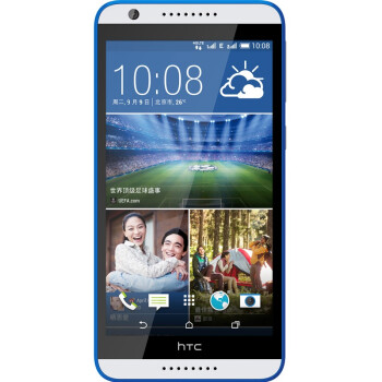 HTC Desire (820u) 镶蓝白 移动联通4G手机 双卡双待