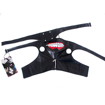 
                                        一口米 东京食尸鬼面具  东京喰种面具 金木研面具 口罩 cosplay 道具 银色假发 终极版面具+假发                