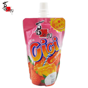 喜之郎 cici果冻爽 150g×10支 果汁饮料 休闲零食 儿童节 荔枝味