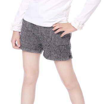 <em>女童</em>呢子<em>短裤</em>2014<em>秋款</em> 青蛙皇子春秋千鸟格女