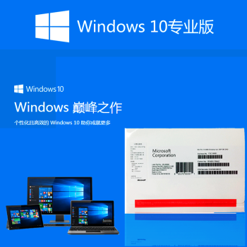 微软正版 windows10专业版 \/win10系统U盘 64