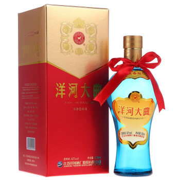 洋河大曲 新天蓝 42度 500ml 口感绵柔浓香型