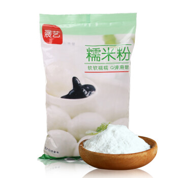 展艺水磨糯米粉汤圆粉冰皮月饼年糕粉糍粑面粉 500g