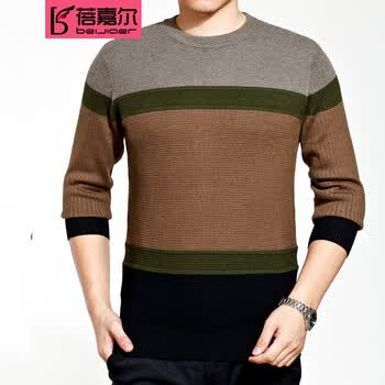 蓓嘉尔 2014秋冬季新款男装 时尚显<em>年轻</em>羊毛针