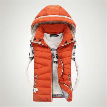 金町 男装休闲连帽韩版潮流时尚外套<em>马甲</em> 百搭