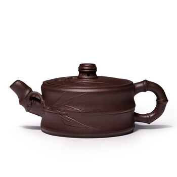 茶人岭  扶风 宜兴紫砂竹节壶茶具150ml