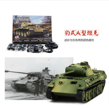 仿真战车 二战坦克模型德国虎式豹式突击炮军