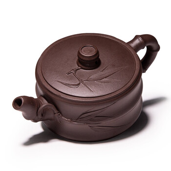 茶人岭  扶风 宜兴紫砂竹节壶茶具150ml