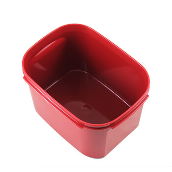 特百惠Tupperware 喜洋洋迷你腌泡保鲜盒套装2件套 喜庆红 1.9L/个
