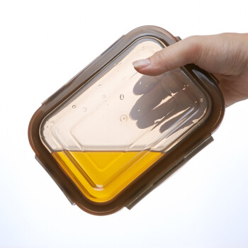 青苹果 耐热玻璃保鲜盒套装 2件套 BXHK02-7 烤箱 冰箱 微波炉适用保鲜盒