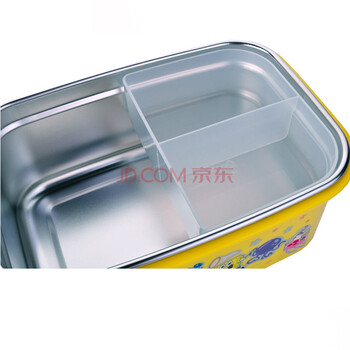 
                                        SPONGEBOBSQUAREPANTS 海绵宝宝儿童小学生304不锈钢保温饭盒便当盒 1100ML/SP1018                