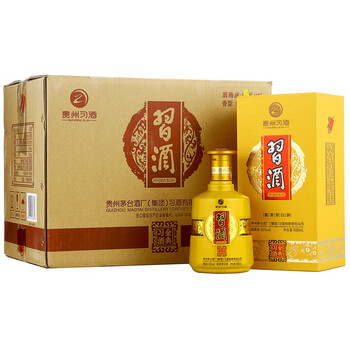 茅台集团 习酒金典53度500ml*6 整箱装白酒 口感酱香型