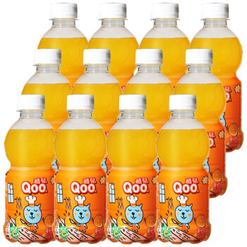 美汁源 酷儿qoo 橙汁饮料 300ml*12