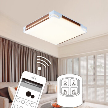 
                                        朗美科Lightmates WiFi操控 智能LED吸顶灯 LC1015 24W高亮 京东微联APP控制                
