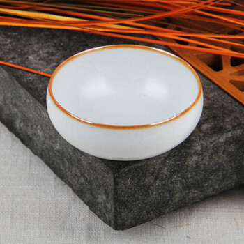 
                                        汝窑单杯汝瓷 品茗杯 景德镇正品茶杯                