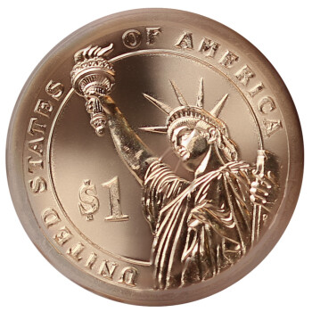 真典 美国硬币 美国自由女神1美金硬币 美金美元硬币