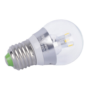 V-POWER照明 LED全新技术360度仿白炽灯泡E27灯泡透明罩 5W 正白光