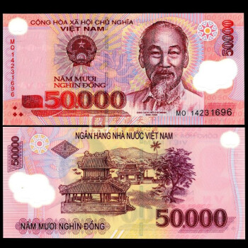 中藏天下外国钱币 亚洲 越南纸币 已退出流通 越南50000盾 单张y-799