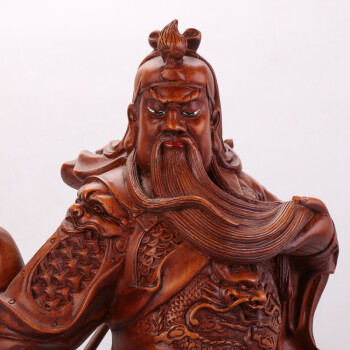 华庭丽娜 关公工艺品摆件 忠义关公像关羽武财神关二爷财神爷开业工艺礼品JHW 招财关公-小号关公财神9016