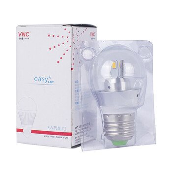 V-POWER照明 LED全新技术360度仿白炽灯泡E27灯泡透明罩 5W 正白光