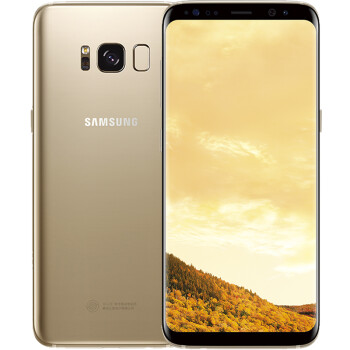 【移动赠费版】三星（SAMSUNG）Galaxy S8（SM-G9500）4GB+64GB版 绮梦金 移动联通电信4G手机 双卡双待