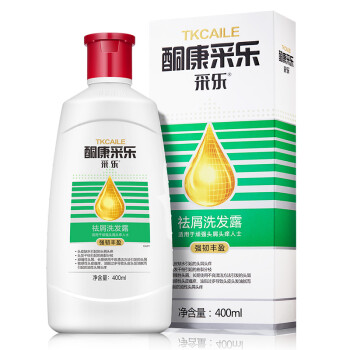 采乐 酮康采乐去屑止痒洗发露400ml（强韧丰盈）（洗发水）（新老包装随机发货）