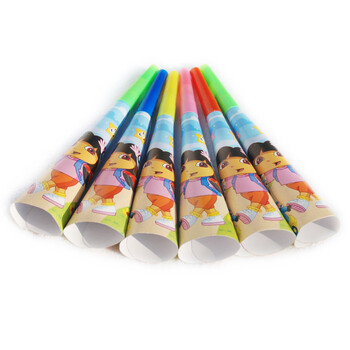 
                                        孩派生日装饰/生日派对用品/生日聚会用品/生日用品/多拉喇叭6个                