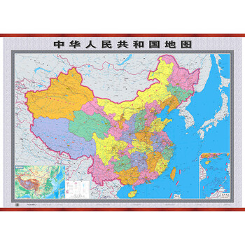 中国地图挂图(1600mm*1200mm 无拼接 精品挂图)
