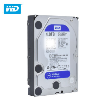 西部数据（WD） 西数蓝盘4TB SATA3 64MB 4T台式机电脑硬盘WD40EZRZ